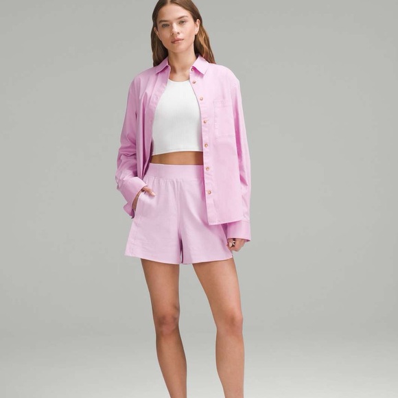 lululemon athletica Pants - Lululemon Stretch Woven Relaxed Fit High Rise 4” Shorts